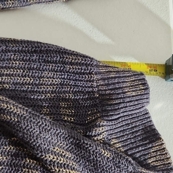 Torrid Sweater Womens Size 4 cheetah blouse knit sweater ribbed Ballon sleeves - Picture 6 of 9